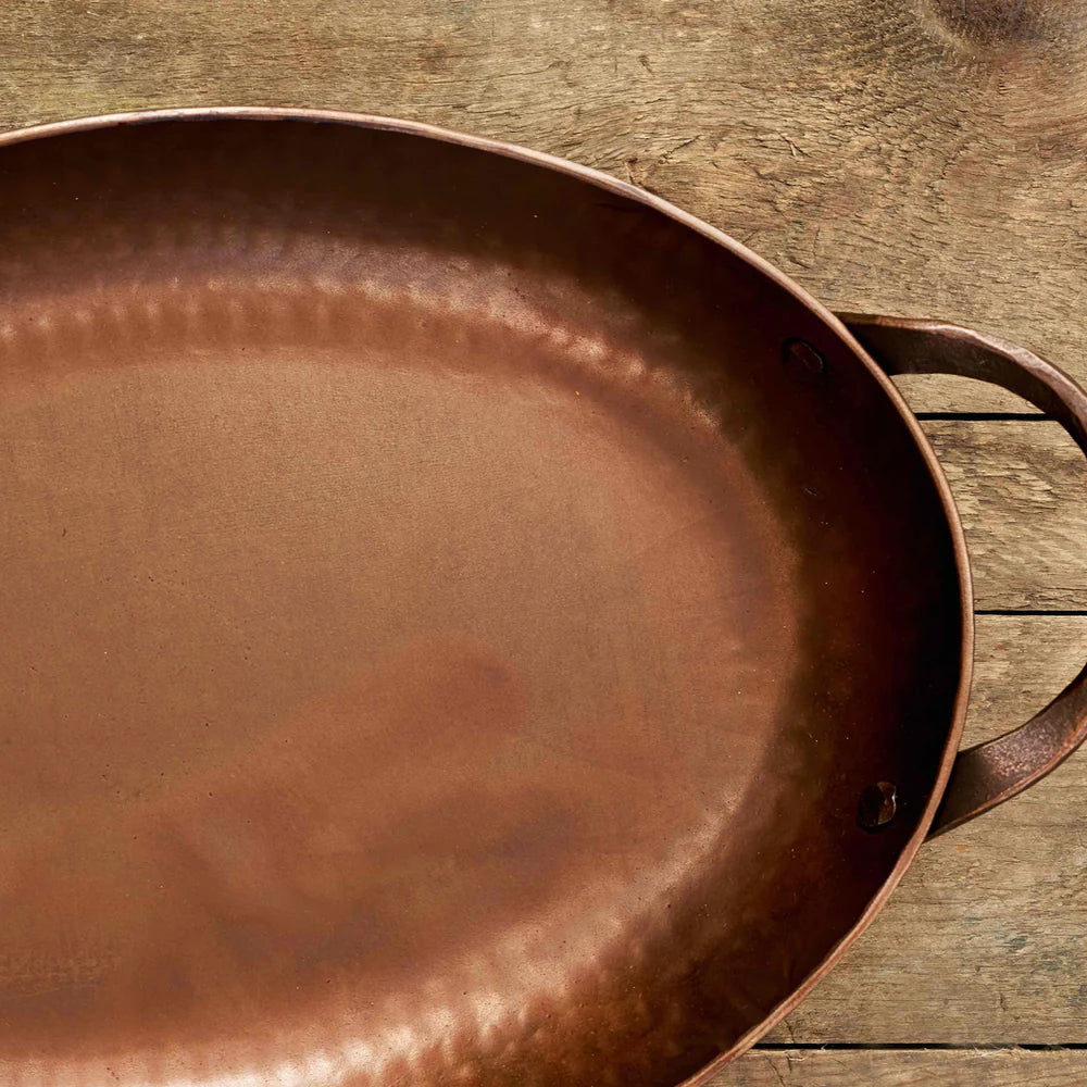 Smithey Carbon Steel Oval Roaster