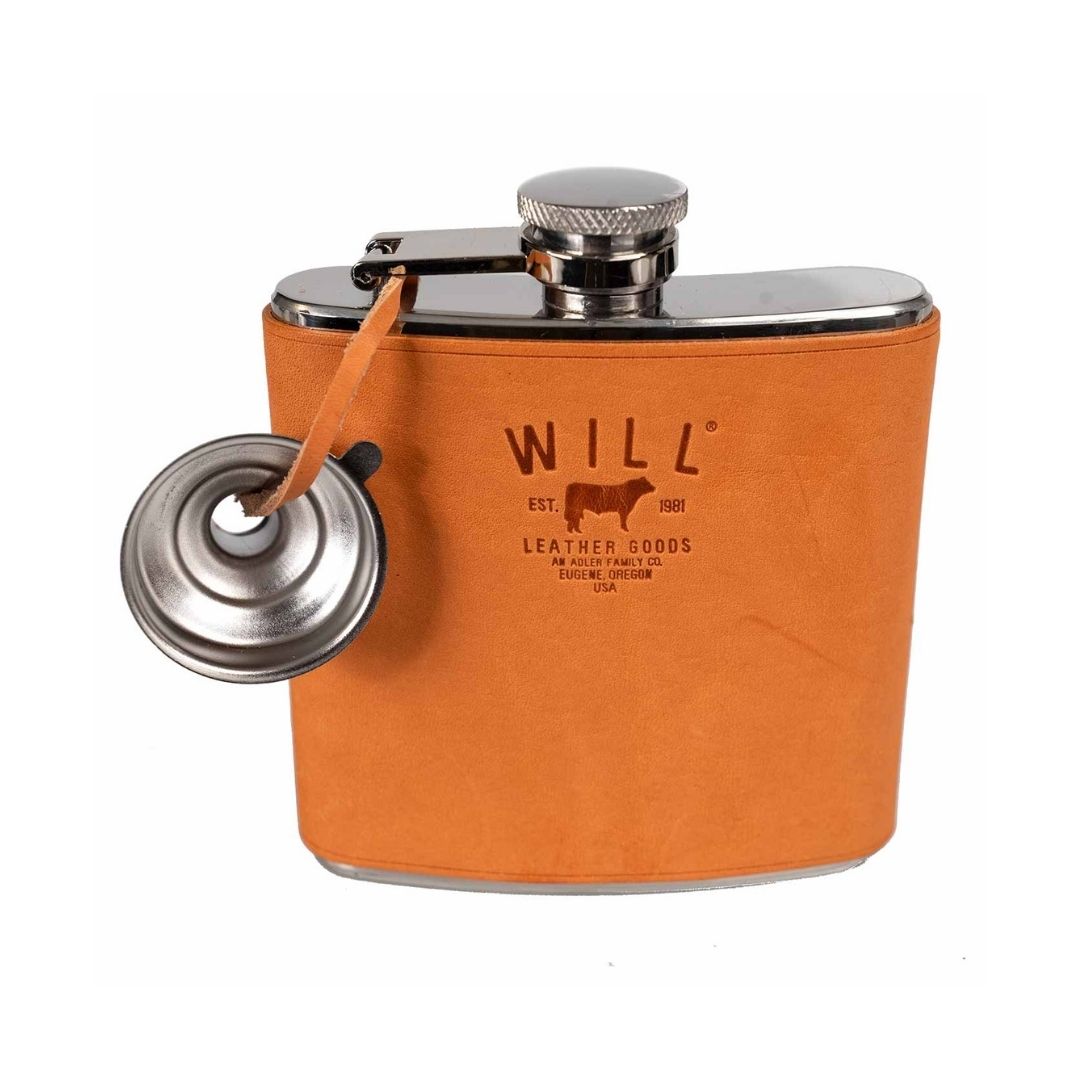 Will Leather Men's Hip Flask