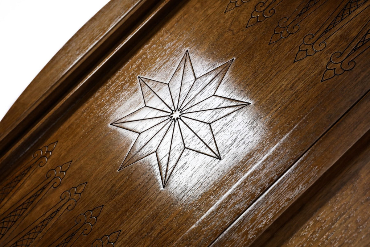 Hrachya Ohanyan Woodworks Octagram Backgammon