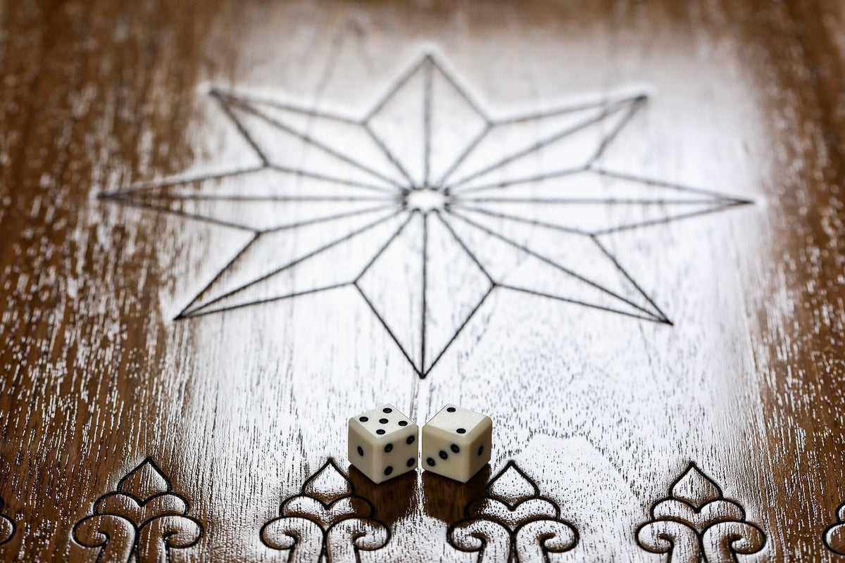 Hrachya Ohanyan Woodworks Octagram Backgammon