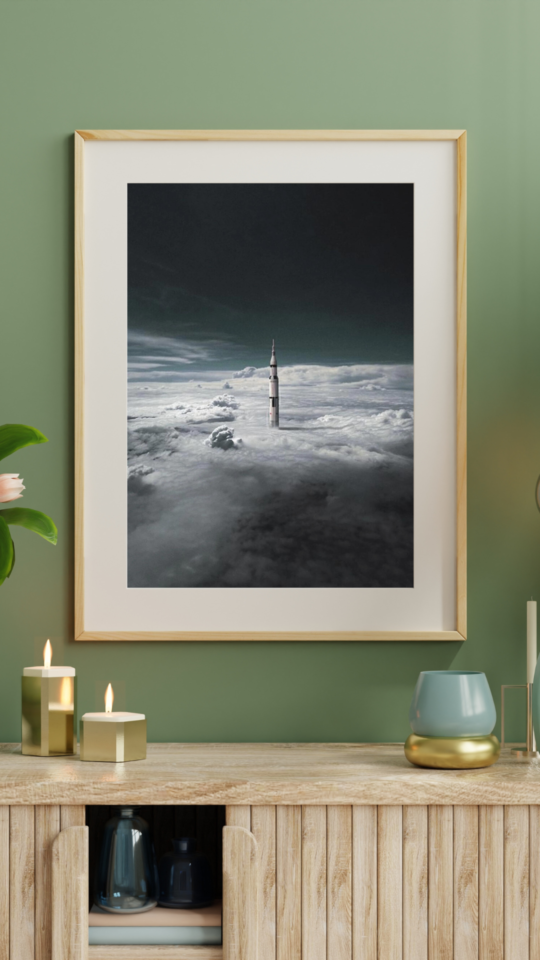 &quot;Apollo through Clouds&quot;