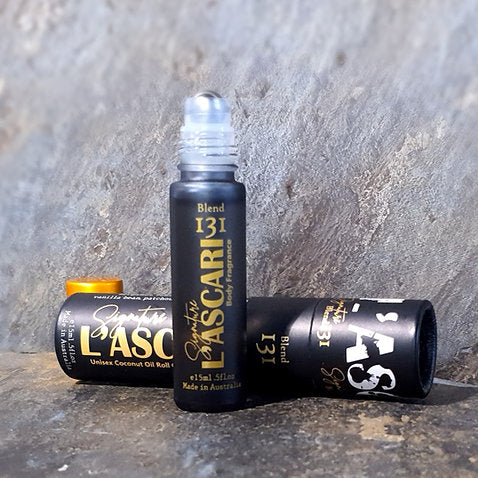 L’Ascari Unisex Roll on Signature Body Fragrance, Blend 131