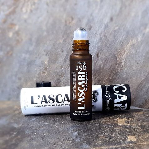 L’Ascari Unisex Roll on Body Fragrance, Blend 156