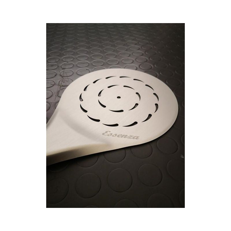 Pizza Party Perforated Round Aluminium Turning Pizza Peel / 18cm