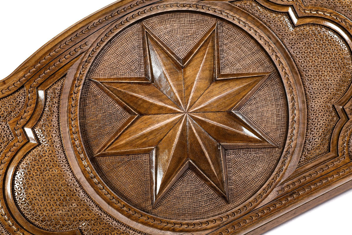 Hrachya Ohanyan Woodworks Octagram Backgammon