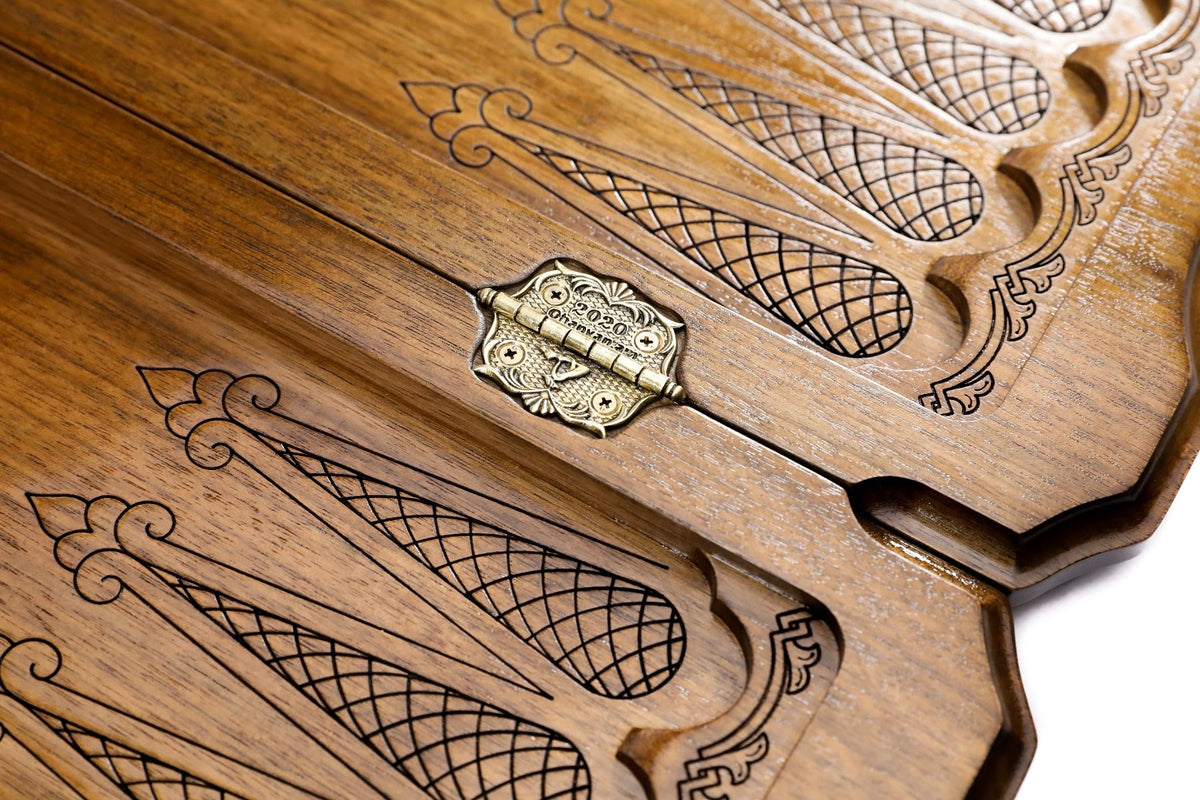 Hrachya Ohanyan Woodworks Octagram Backgammon