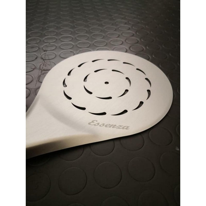 Pizza Party Perforated Round Aluminium Turning Pizza Peel / 18cm