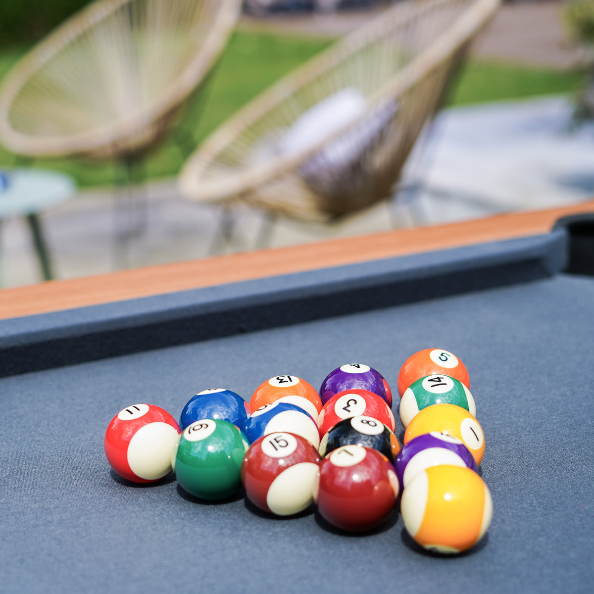 Stella Outdoor Millesime White 3-in-1 Pool Table