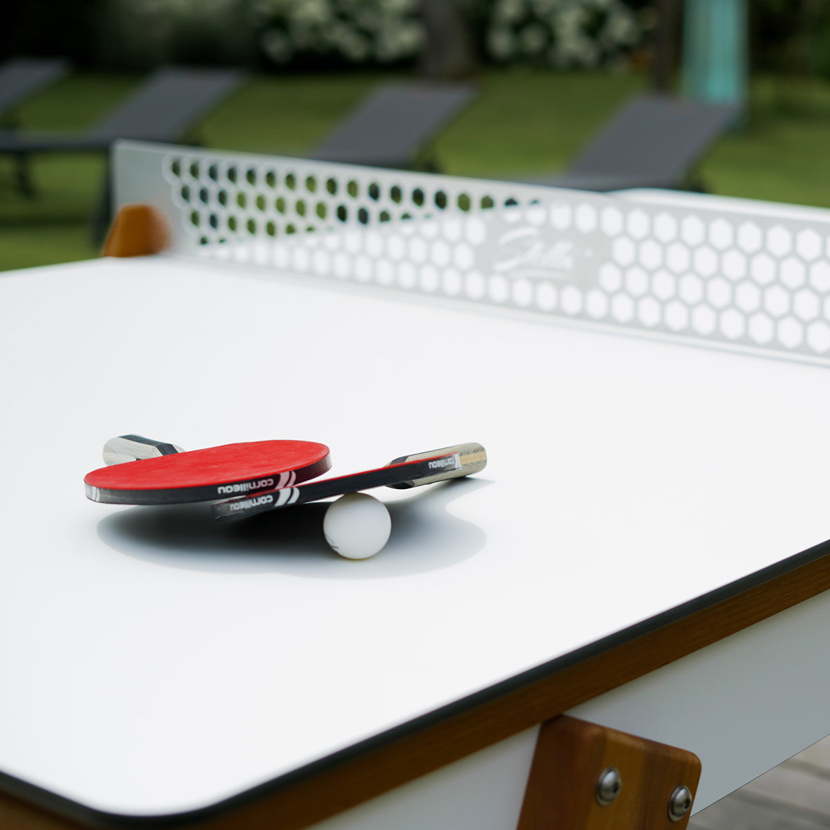 Stella Outdoor Millesime White 3-in-1 Pool Table