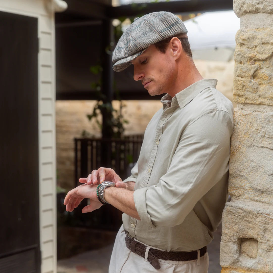 Stanton Hats Check Plaid Newsboy - SY412