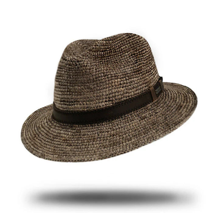 Stanton Hats Crocheted Raffia Fedora - SD751