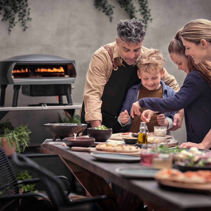 WITT Etna Fermo Gas Powered Pizza Oven 16&quot; - Black