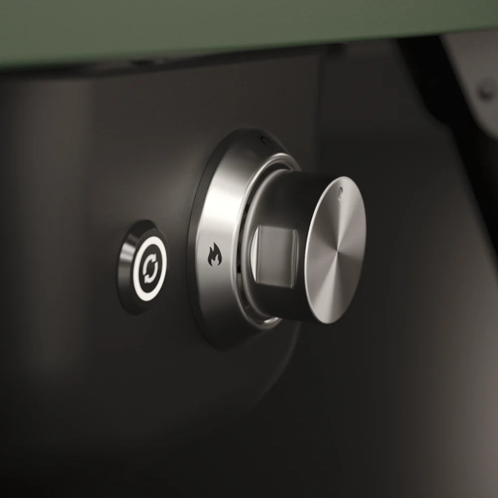 WITT Piccolo Rotante Gas Powered Pizza Oven w/ Rotating Stone 13&quot; - Green