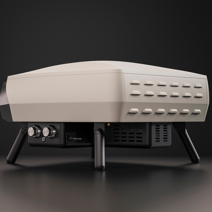 WITT Etna Rotante Gas Powered Pizza Oven w/ Twin Burner &amp; Rotating Stone 16&quot; - Stone