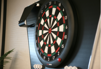 Stella Connected Black Dartboard And Stand
