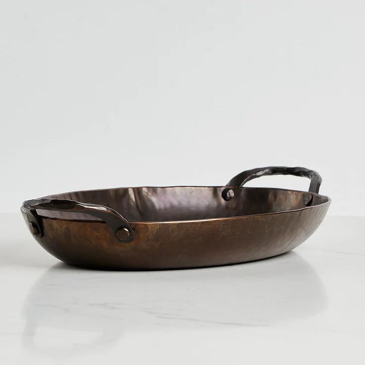 Smithey Carbon Steel Oval Roaster