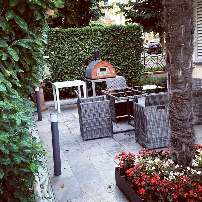 Pizza Party Portable Wood Fired Pizza Oven / Grey