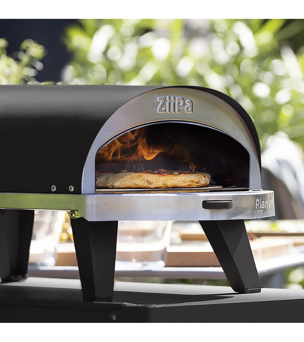 ZiiPa Piana Gas Fired Pizza Oven PLUS Rotating Stone / Charcoal