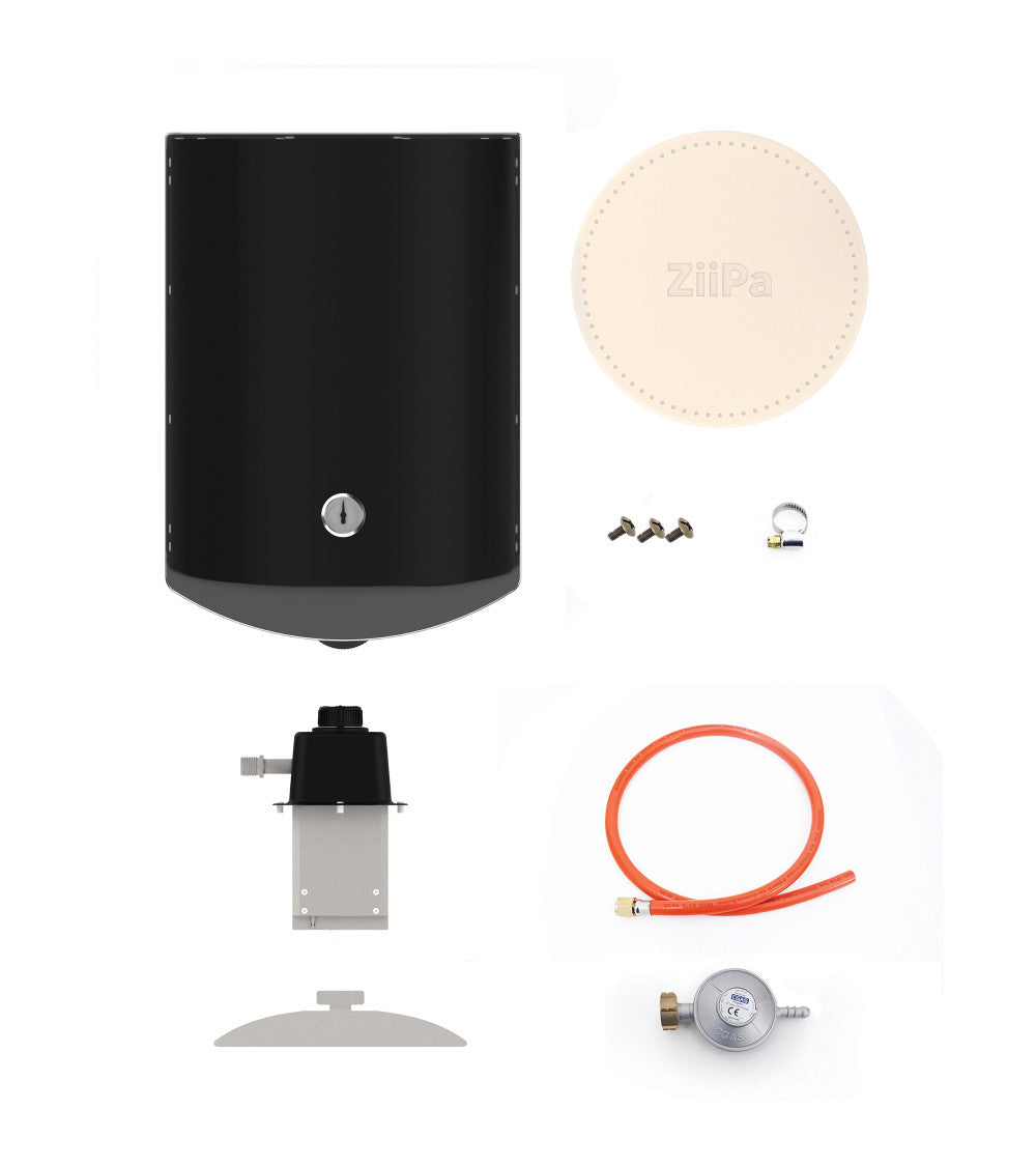 ZiiPa Piana Gas Fired Pizza Oven PLUS Rotating Stone / Charcoal