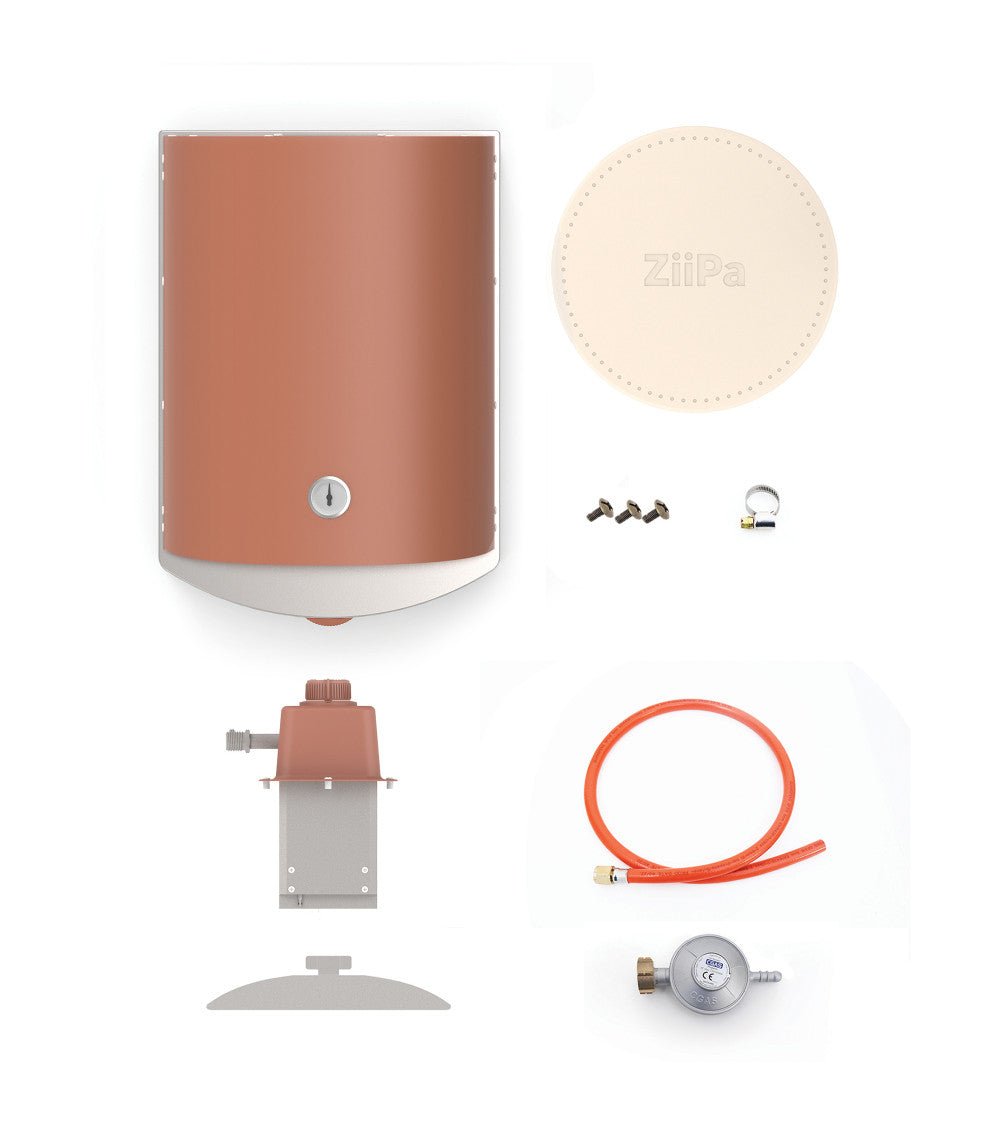 ZiiPa Piana Gas Fired Pizza Oven PLUS Rotating Stone / Terracotta