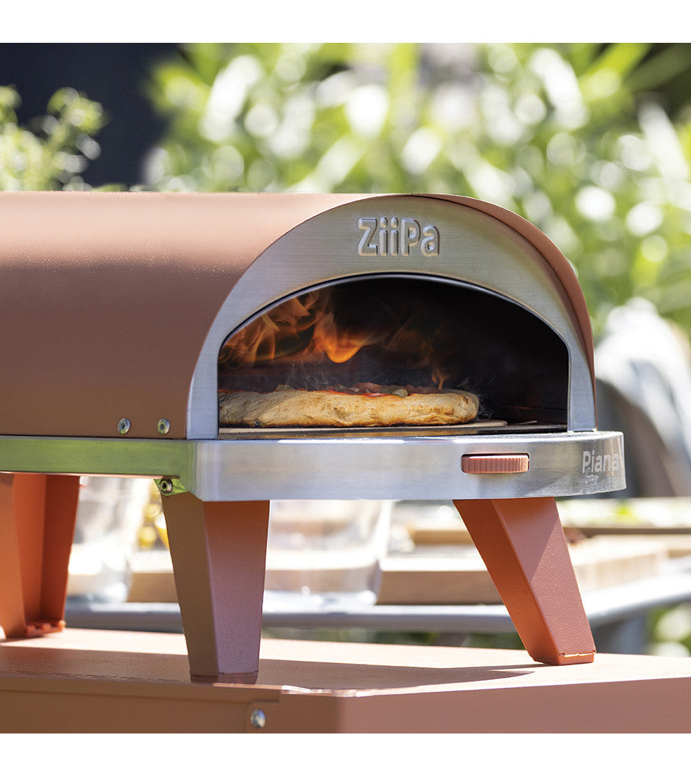 ZiiPa Piana Gas Fired Pizza Oven PLUS Rotating Stone / Terracotta