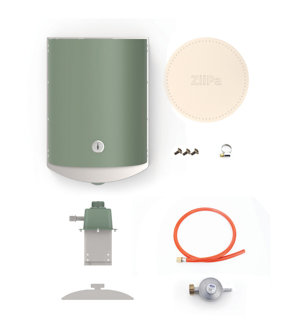 ZiiPa Piana Gas Fired Pizza Oven PLUS Rotating Stone / Eucalyptus