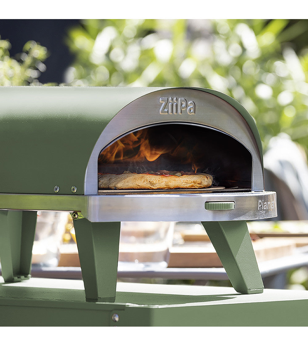 ZiiPa Piana Gas Fired Pizza Oven PLUS Rotating Stone / Eucalyptus