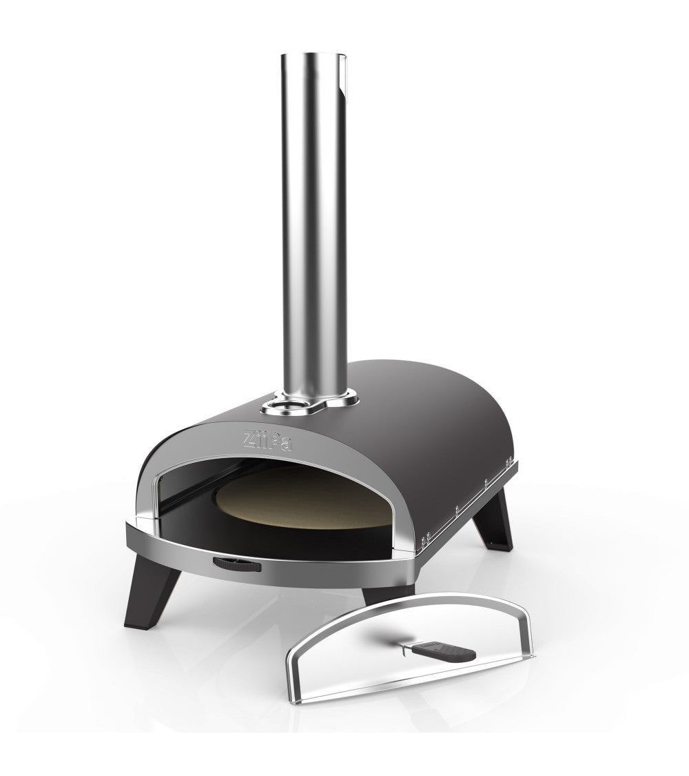 ZiiPa Piana Wood Pellet Pizza Oven PLUS Rotating Stone / Slate