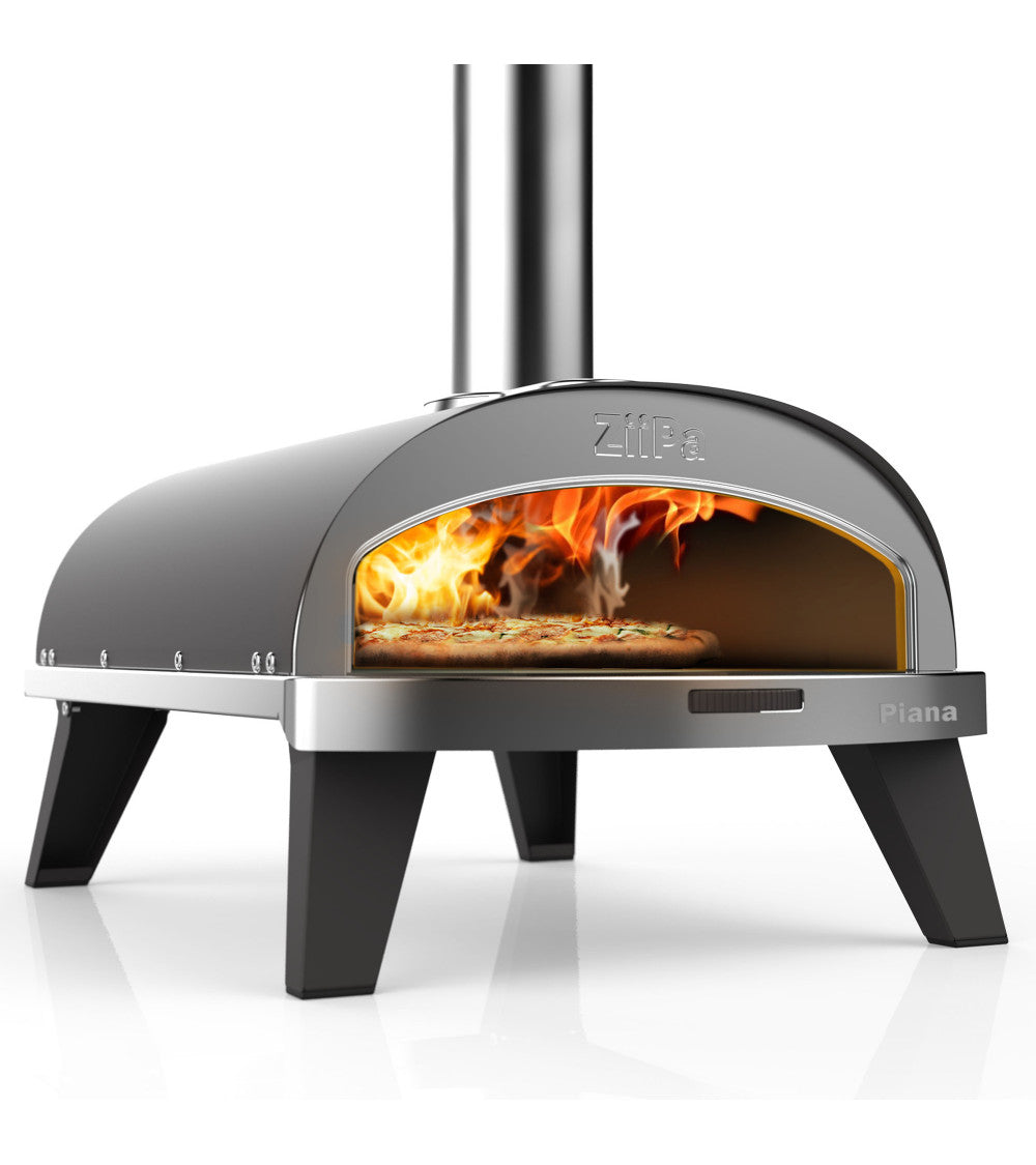 ZiiPa Piana Wood Pellet Pizza Oven PLUS Rotating Stone / Slate