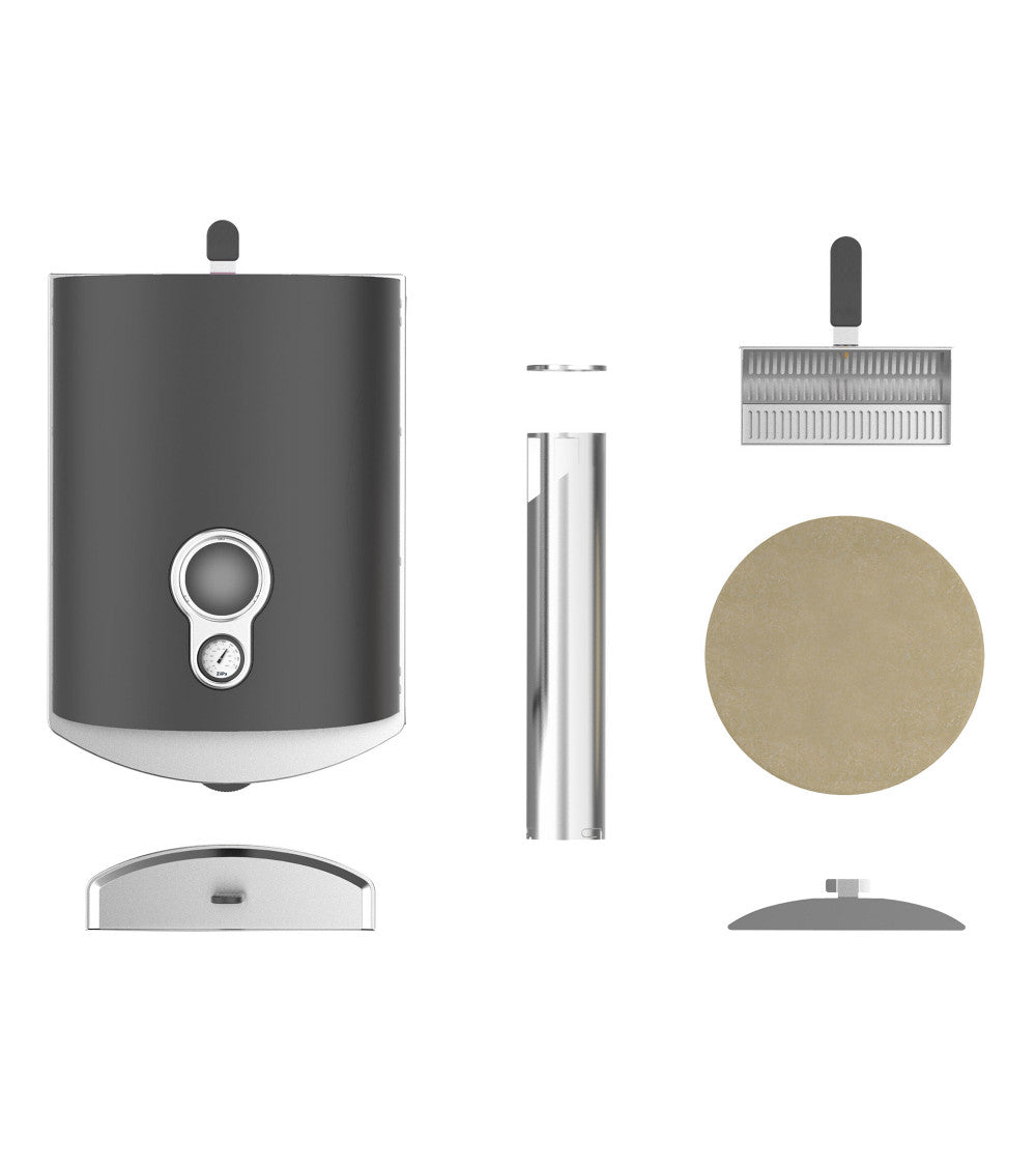 ZiiPa Piana Wood Pellet Pizza Oven PLUS Rotating Stone / Slate