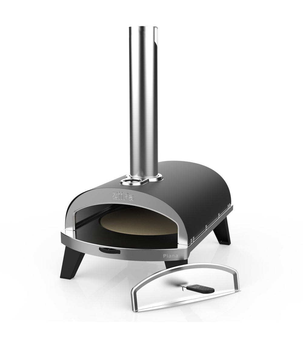 ZiiPa Piana Wood Pellet Pizza Oven PLUS Rotating Stone / Charcoal