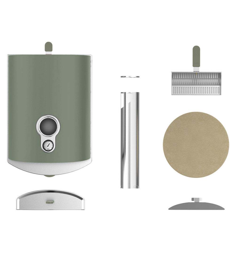 ZiiPa Piana Wood Pellet Pizza Oven PLUS Rotating Stone / Eucalyptus