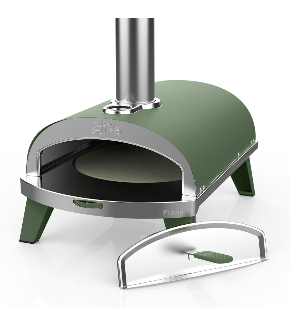 ZiiPa Piana Wood Pellet Pizza Oven PLUS Rotating Stone / Eucalyptus