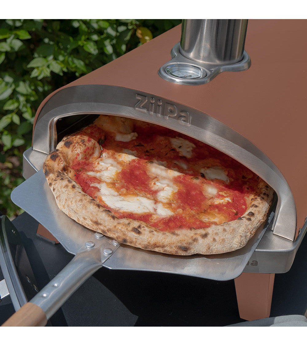 ZiiPa Piana Wood Pellet Pizza Oven PLUS Rotating Stone / Terracotta