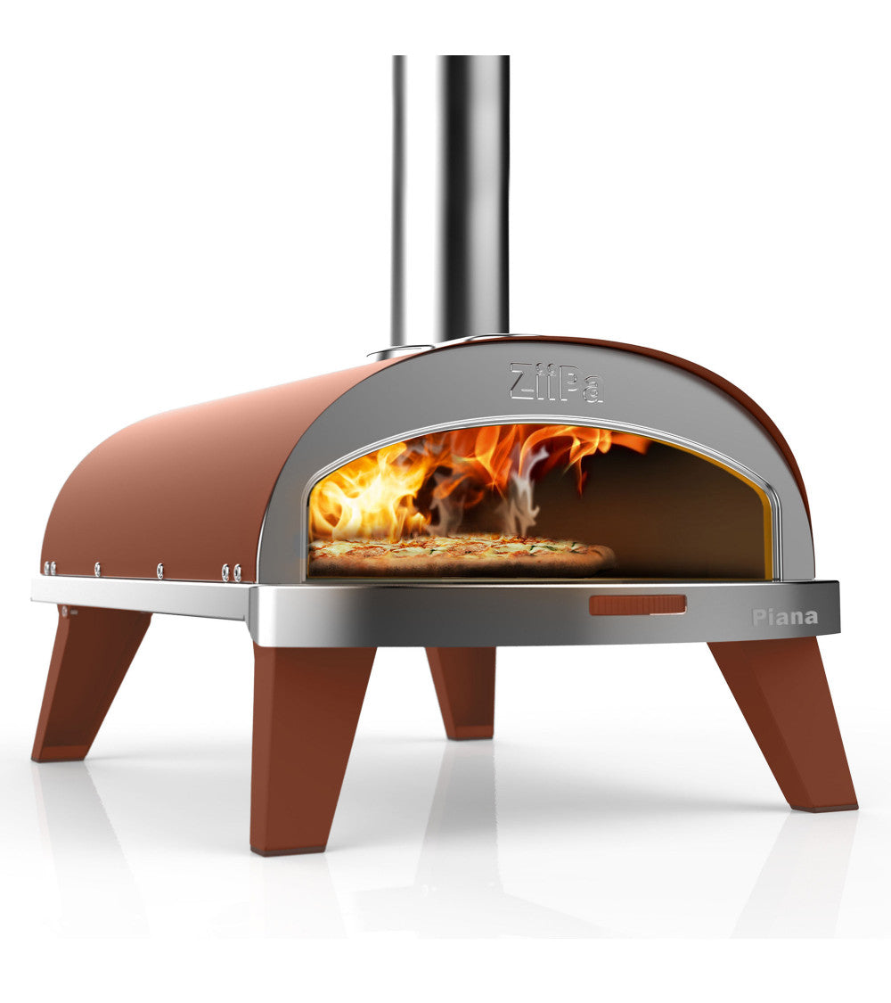 ZiiPa Piana Wood Pellet Pizza Oven PLUS Rotating Stone / Terracotta