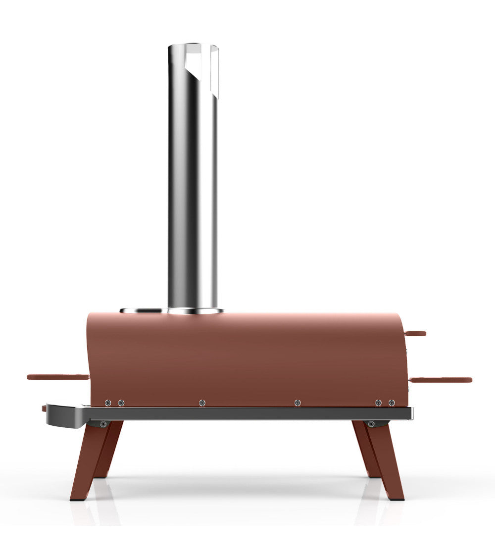 ZiiPa Piana Wood Pellet Pizza Oven PLUS Rotating Stone / Terracotta