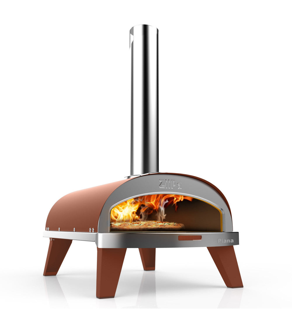 ZiiPa Piana Wood Pellet Pizza Oven PLUS Rotating Stone / Terracotta
