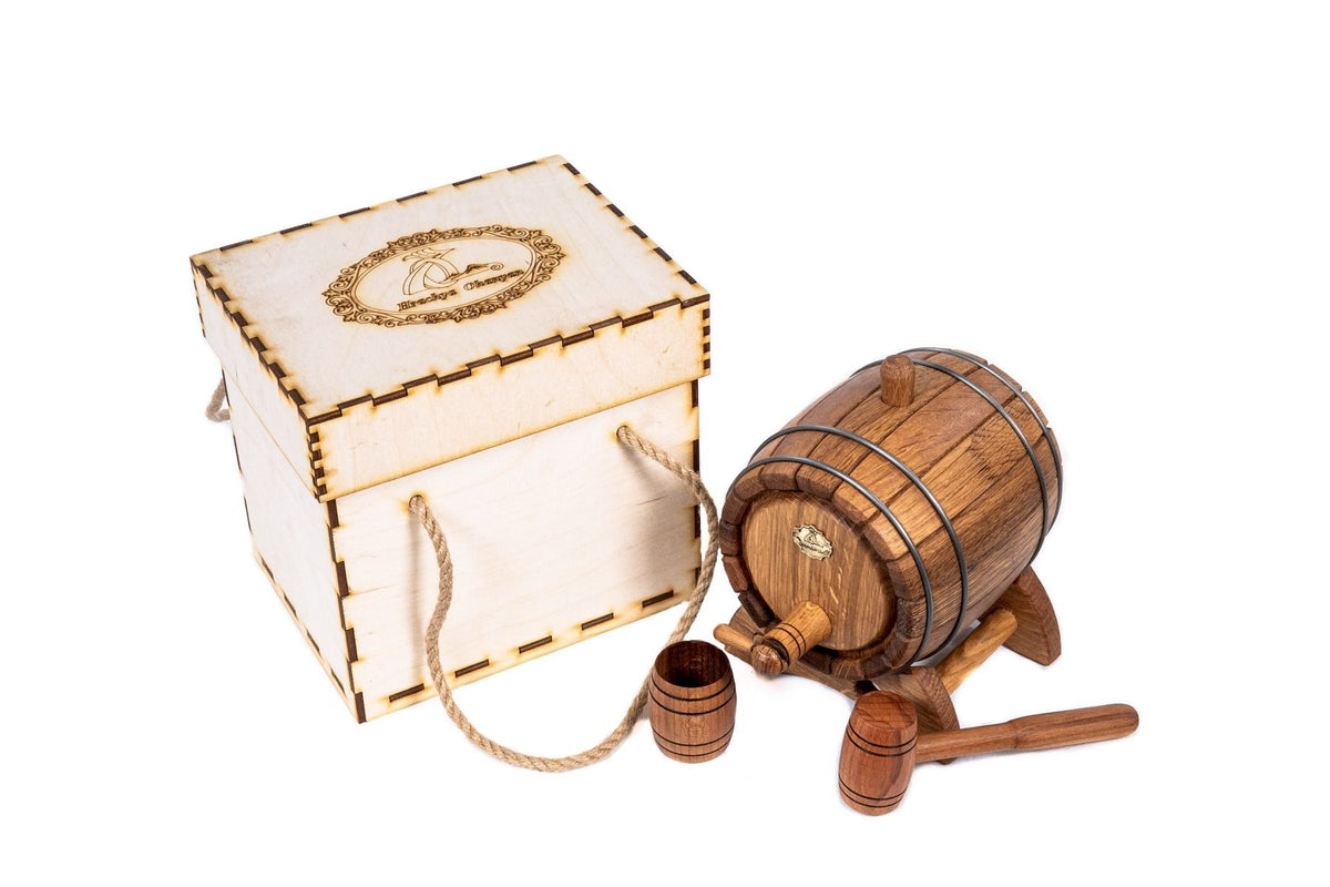 Hrachya Ohanyan Woodworks Cognac and Wine Ageing Barrel / 250ml