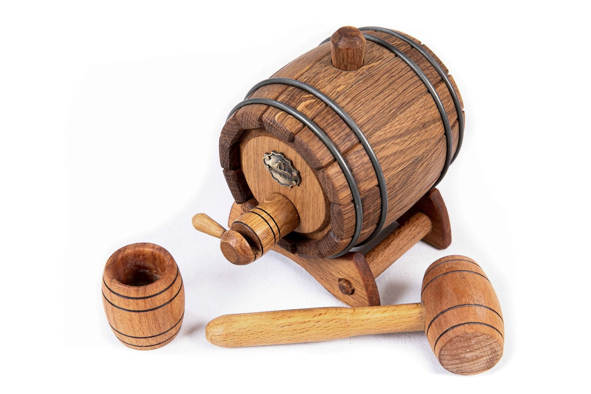 Hrachya Ohanyan Woodworks Cognac and Wine Ageing Barrel / 250ml