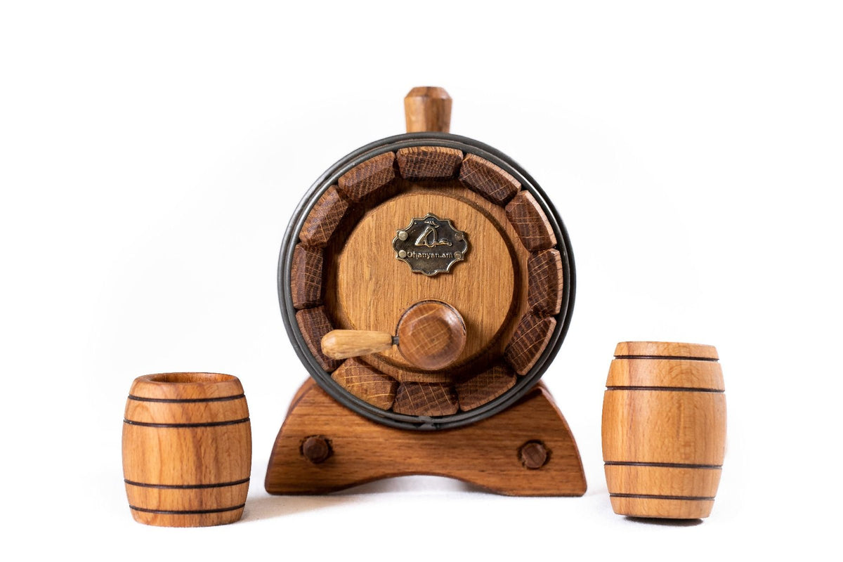 Hrachya Ohanyan Woodworks Cognac and Wine Ageing Barrel / 250ml