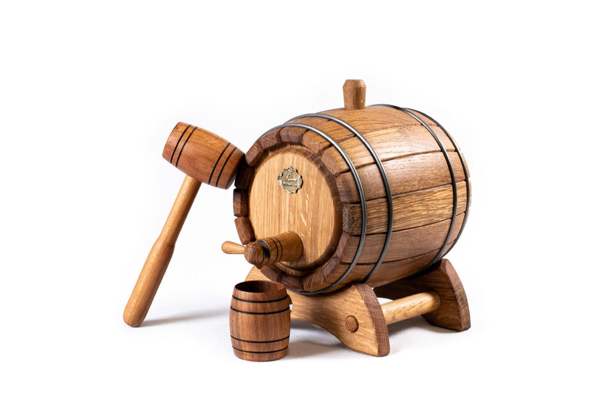 Hrachya Ohanyan Woodworks Cognac and Wine Ageing Barrel / 1 Litre
