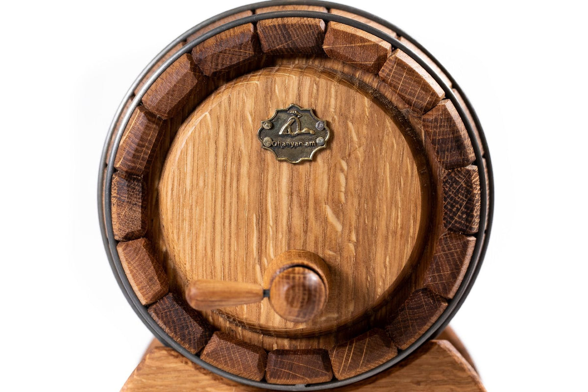 Hrachya Ohanyan Woodworks Cognac and Wine Ageing Barrel / 1 Litre