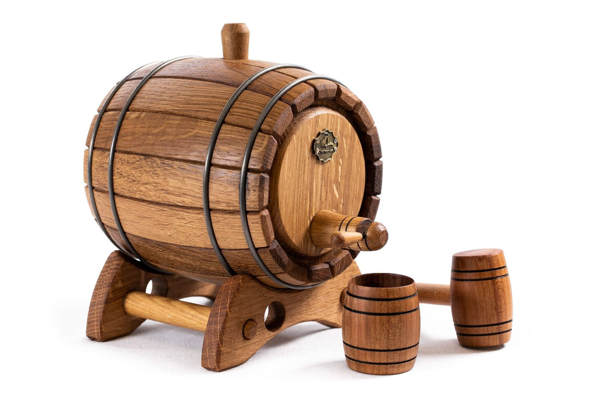 Hrachya Ohanyan Woodworks Cognac and Wine Ageing Barrel / 1 Litre
