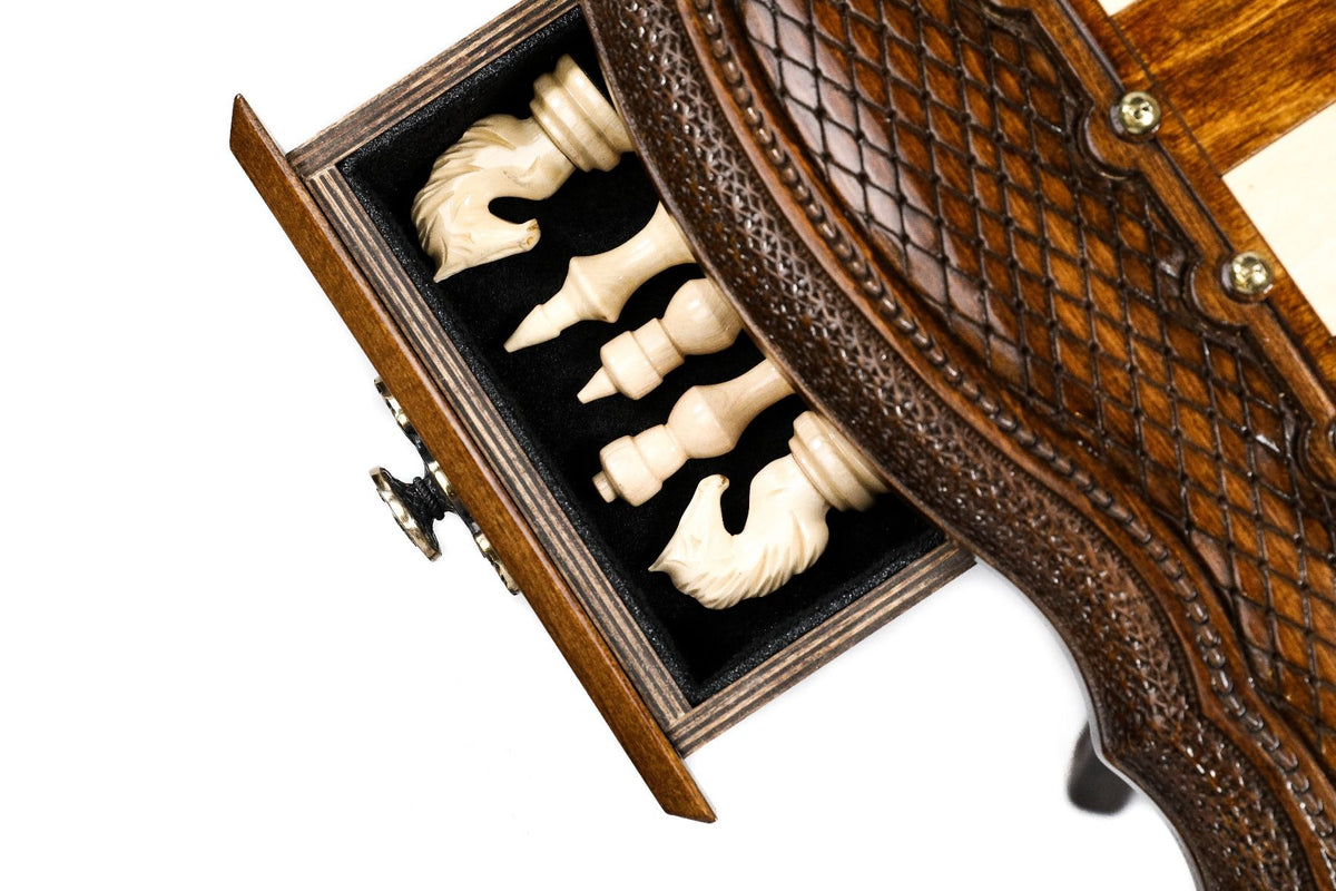Hrachya Ohanyan Woodworks Tabletop Chess Set