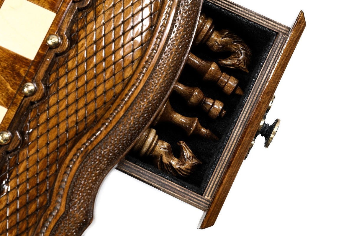 Hrachya Ohanyan Woodworks Tabletop Chess Set