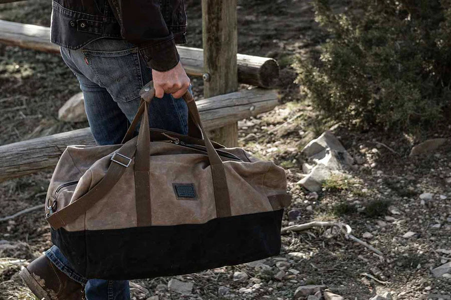 Barebones Neelum Duffle Bag in Khaki