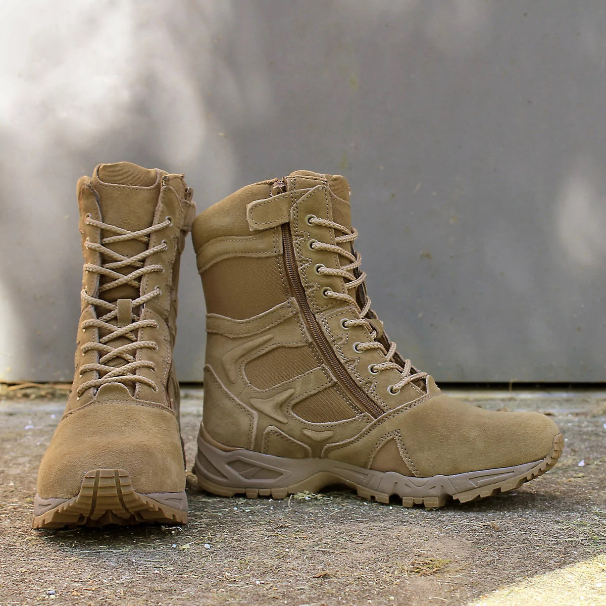 Rothco Forced Entry 8&quot; Deployment Boots With Side Zipper