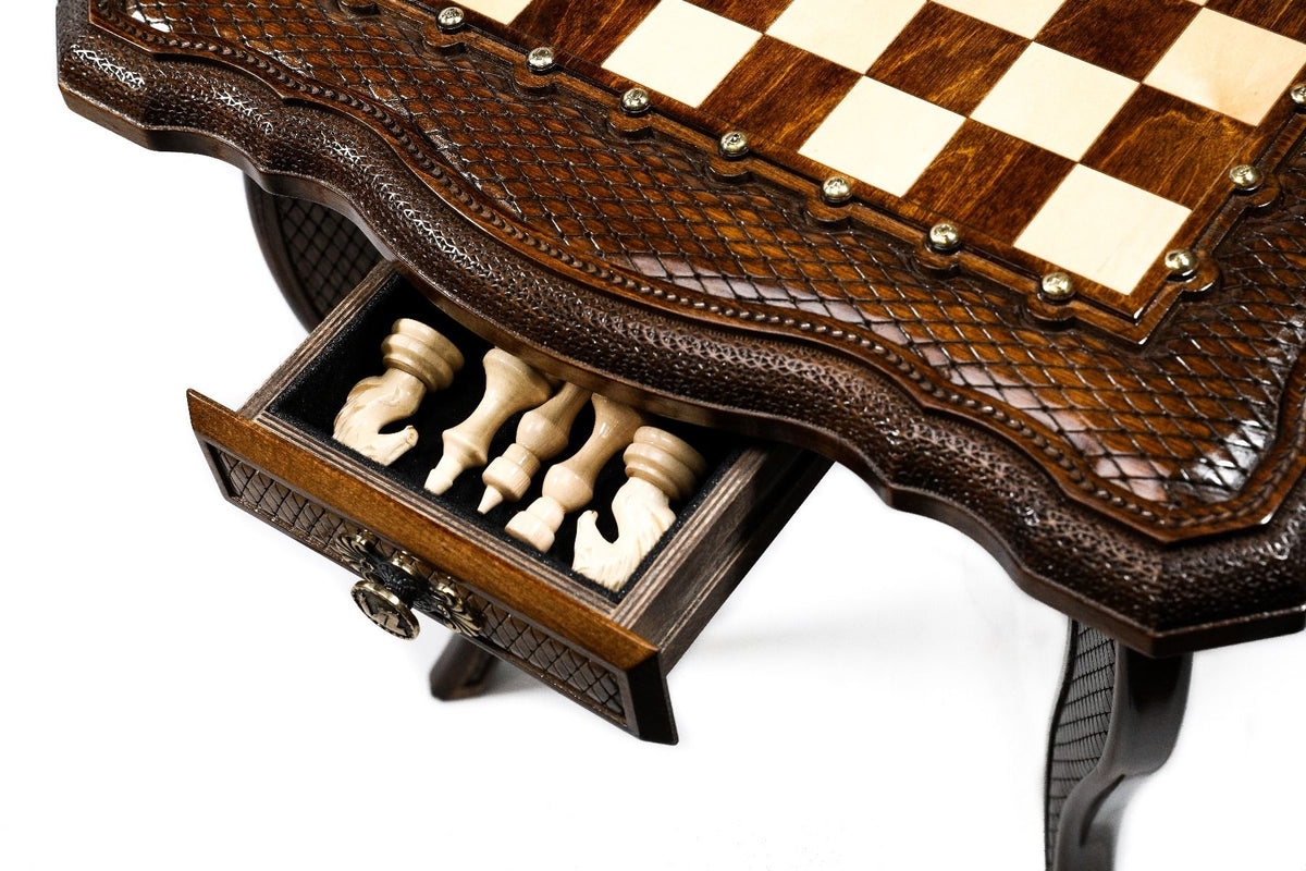 Hrachya Ohanyan Woodworks Tabletop Chess Set