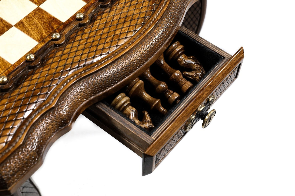Hrachya Ohanyan Woodworks Tabletop Chess Set