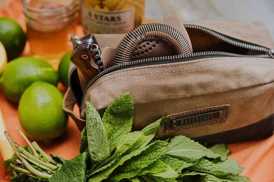 Barebones Toiletry Dopp Kit in Khaki